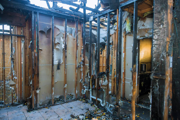 Professional Emergency Fire Cleanup technician working in Zimmerman, MN